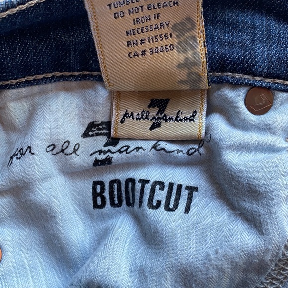7 For All Mankind Bootcut Jeans - Picture 7 of 8